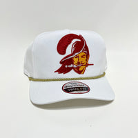 Taylor W’s Tampa Bay Buccaneers White with Gold Rope Imperial Snapback