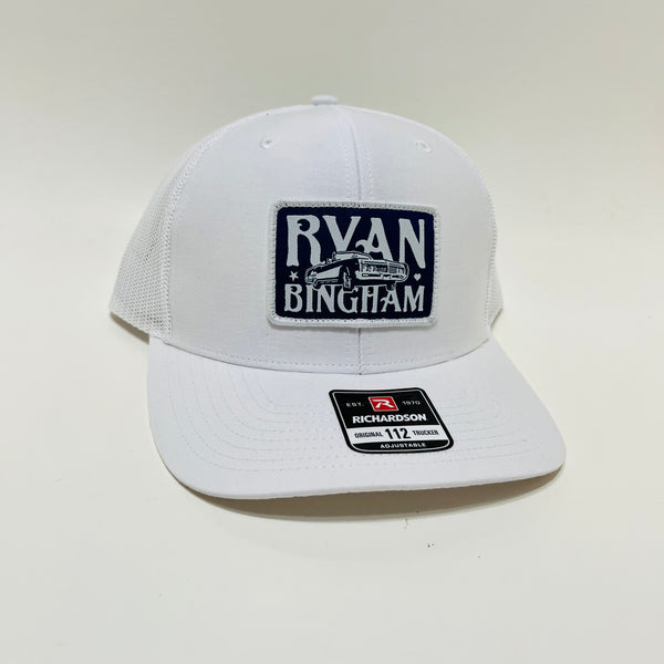 Ali C’s Ryan Bingham White Richardson Trucker Snapback