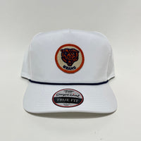 Tim B’s Chicago Bears White with Navy Rope Imperial Snapback