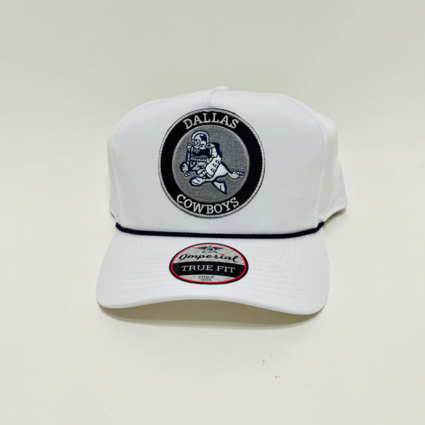 Ben H’s Dallas Cowboys White with Navy Rope Imperial Snapback