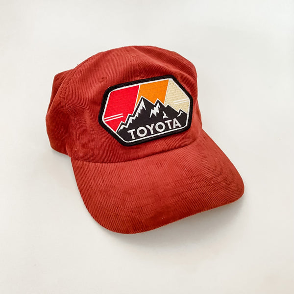 JJ's Toyota 4x4 Red Unstructured Corduroy Strapback – JonnyCaps