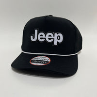 Michael L’s Jeep Black with White Rope Imperial Snapback