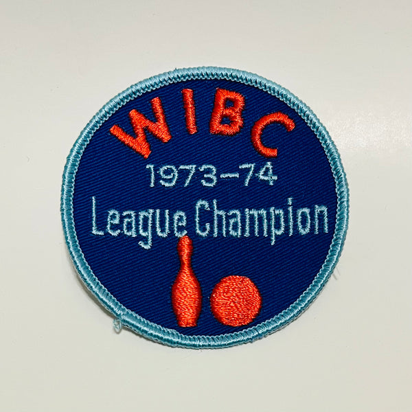 WIBC Bowling League Champion Sports Patch