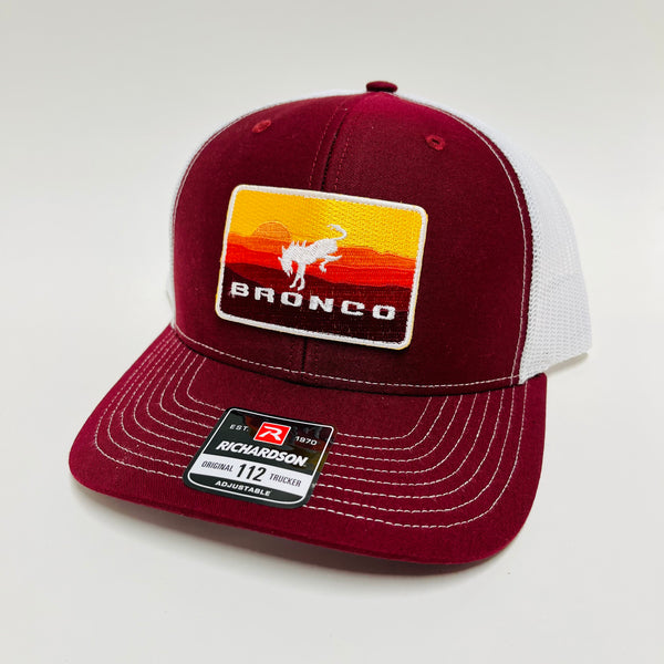Andy L’s Ford Bronco Maroon and White Richardson Snapback